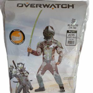 Overwatch GENJI Costume Cosplay Child Large 10-12
